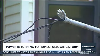 Power gradually returns to Madison homes after Tuesday storms