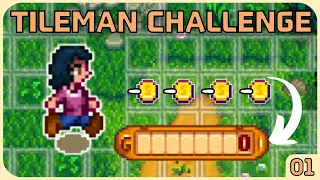 Stardew Valley but I have to BUY every map tile?! - Stardew Valley Tileman Challenge [EP 1]