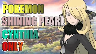 Can you beat Pokemon Shining Pearl using Cynthia's team? - Pokemon challenge, no items in battle