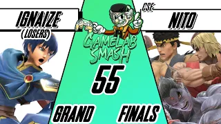 GameLab-Smash # 55 Ignaize (Marth) Vs Nito (Ryu / Kazuya / Ken)