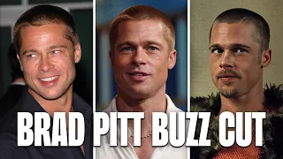 Brad Pitt's Buzz Cut Hairstyle for guys (Tutorial)