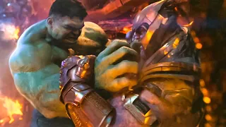 HULK VS THANOS ||FIGHT SCENE||(TELUGU)||AVENGERS INFINITY WAR||HD MOVIE CLIP IN TELUGU