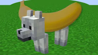 THE NEW MINECRAFT DOGS ARE TOTALLY BANANAS.