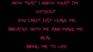 Evanescence- Bring Me To Life (Bliss Mix) (Lyrics)