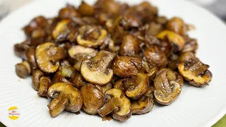 How DELICIOUS TO FRY MUSHROOMS! FRIED MUSHROOMS WITH ONIONS!