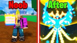 Going From Noob To Awakened Phoenix In One Video [Blox Fruits]