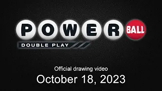 Powerball Double Play drawing for October 18, 2023