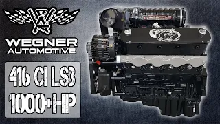 3.0L Whipple Supercharged 416 CI LS3 Hits Over 1000HP on our In-House Dyno!