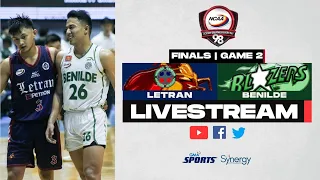 NCAA Season 98 | Letran vs. Benilde (Men’s Basketball Finals Game 2) | LIVESTREAM