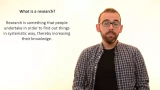1.1 What Is A Research