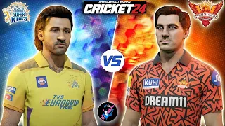 CSK VS SRH IPL 2024 CRICKET 22 GAMEPLAY | IT'S REVENGE TIME 🔥 ||