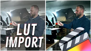 LUT IMPORT MANAGEMENT Final Cut Pro X Tutorial Deutsch