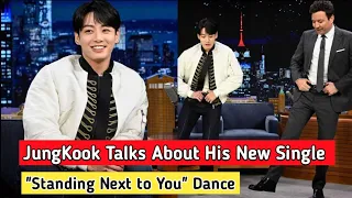 Jungkook in Show Talks about New Single Going Platinum and Teaches Jimmy His "Standing" Dance video