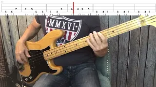 "Because" - Dave Clark Five - Bass Cover (tab & lyrics) FRANKS BASS COVERS