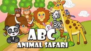 ABC Song - Animal Safari | BabyMoo