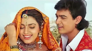 Ghoonghat Ki Aad Se  Hum Hain Rahi Pyar Ke 1993  Aamir Khan  Juhi Chawla  Romantic Song