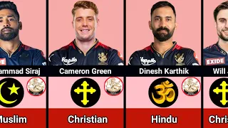 IPL 2024 Royal Challengers Banglore Players and their Religion | RCB Players and their Religion