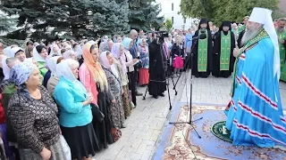 Проповедь митр. Арсения после молебна в праздник прп. Иоанна 24.8.17г.