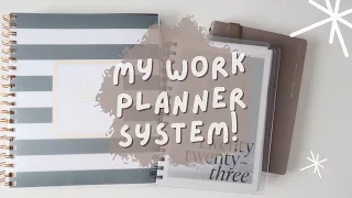 MY *CURRENT* WORK PLANNER SYSTEM!