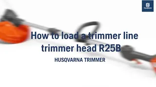 How to load a trimmer line R25B