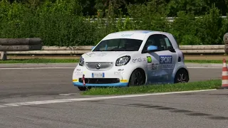 smart EQ fortwo E-CUP Championship - The first electric mono-brand in "Milano Rally Show”