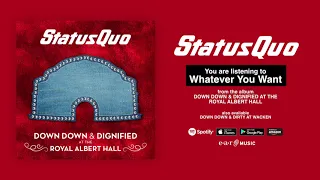 Status Quo "Whatever You Want" Official Song Stream - new album OUT NOW!