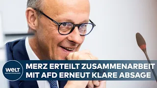 CDU-Parteitag: Merz gibt sich gegen AFD kämpferisch - Wüst bringt sich als Gegenkandidat in Stellung