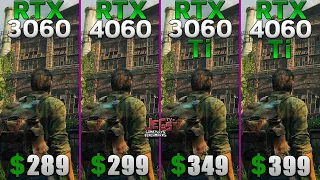 RTX 3060 vs RTX 4060 vs RTX 3060 Ti vs RTX 4060 Ti Tested in 15 games