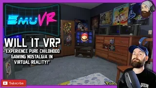 VR EMULATOR EMUVR GAMEPLAY - An amazing VR nostalgia trip - LETS YOU PLAY RETRO GAMES IN VR!