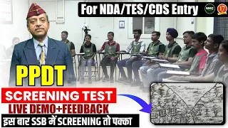 PPDT Test in SSB Interview | PPDT Narration & Discussion | PPDT Practice for SSB By Col KK Mishra