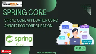 Spring Core Application Using Annotation Configuration | Giri's Tech Hub Pvt Ltd.