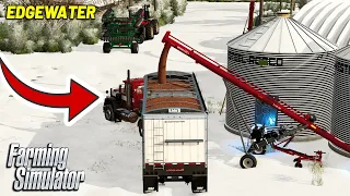 WETLAND WORK AND AUGERING FLAX  | Edgewater INTERACTIVE | Farming Simulator 22 - Episode 5