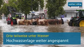 Die Hochwasserlage in Süddeutschland ist weiterhin angespannt