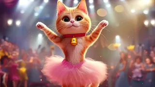 Sad Cat Bullied Cat who loves to ballet becomes a Star #cat #cats #catvideos