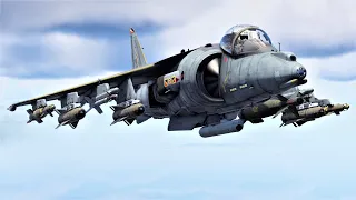 British VTOL Jet With Great Weapons || Harrier GR.7 (War Thunder Drone Age)