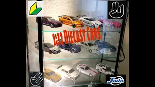 1:32 Jada Diecast Cars Display Case Collection Tunerz JDM