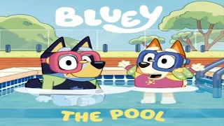 Bluey, The Pool, read aloud picture book