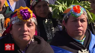 2018-01-17 Papa Francesco in Cile - La messa a Temuco - "Per il progresso dei popoli"