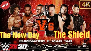 The Shield Vs The New Day Match | WWE 2K20 | Tag Team Elimination Match