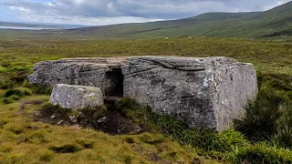 The megalithic chambered tomb  of Dwarfie Stane, Island of Hoy Orkney
