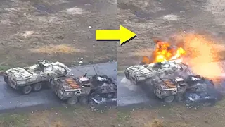 The Russians launched a tank attack but something went wrong!