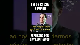 DIVALDO FRANCO EXPLICA MUITO BEM O QUE É A LEI DE CAUSA E EFEITO (BASEADO EM ALLAN KARDEC) #shorts