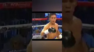 Rey Vargas gets knockdown by a less known fighter(Lopez retires due to a foot injury)