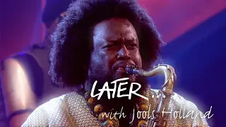 Jazz king Kamasi Washington performs Fists of Fury on Later... with Jools