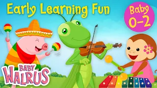 Early Learning Fun #29 | Musical Instruments 🎹️🎻 Animals & Sounds Part 2 | Educational Series