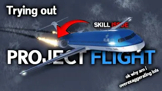 Trying out a Roblox Flight Sim | Project Flight