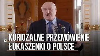 Kuriozalne przemówienie Łukaszenki o Polsce z okazji Wielkanocy. Mówił o soli i kaszy