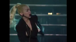 Madonna b-roll in Dallas during Blond Ambition tour