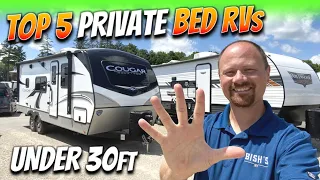 Top 5 RVs Under 30ft with Private Bedrooms!!