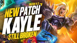 Kayle is Still a BEAST! New Patch Kayle Reroll | Rank 1 TFT Patch 14.3